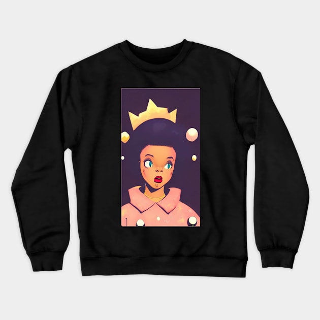 Peachy Princess Crewneck Sweatshirt by AnimeBlaque